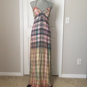 Halter Plaited Maxi Dress